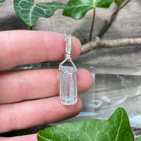 Aquamarine Crystal Pendant