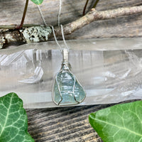 Aquamarine Crystal Pendant