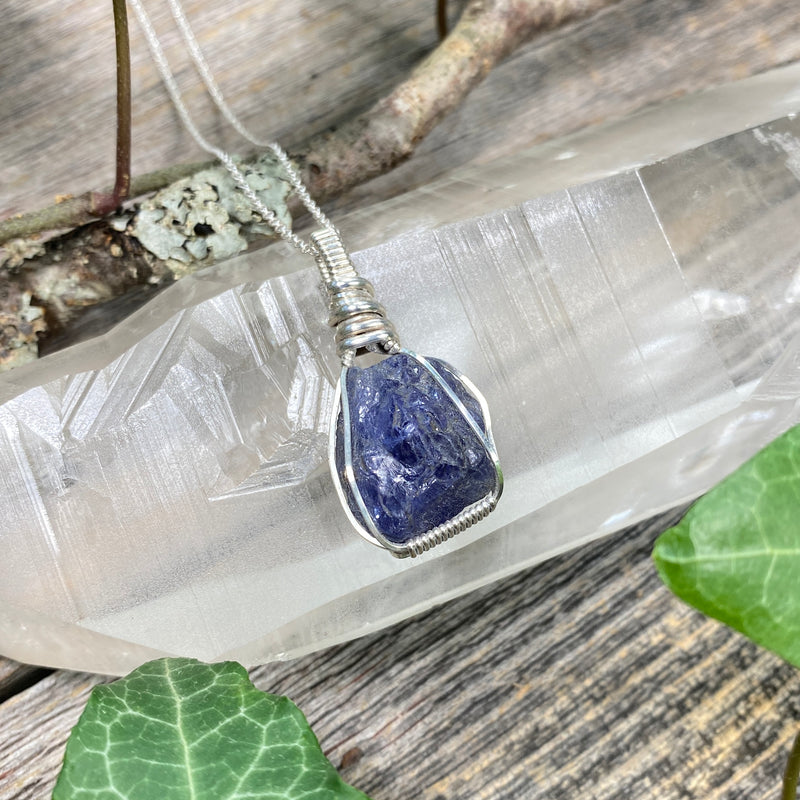 Tanzanite Crystal Pendant