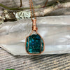 Dioptase Copper Pendant