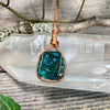 Dioptase Copper Pendant