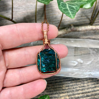 Dioptase Copper Pendant