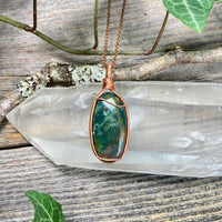 Bloodstone Copper Pendant