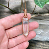 Lemurian Phantom Quartz Crystal Pendant