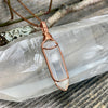 Lemurian Phantom Quartz Crystal Pendant