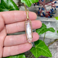 Lemurian Quartz Crystal Pendant