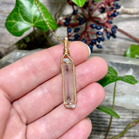 Aquamarine Crystal Pendant