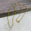 14k Gold Filled Oval Link Chain 20"