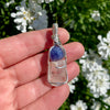 Tanzanite and Danburite Crystal Pendant