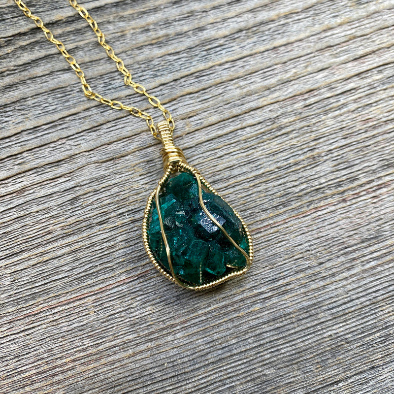 Dioptase Pendant