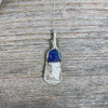 Tanzanite and Danburite Crystal Pendant