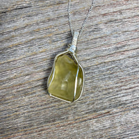 Libyan Desert Glass Tektite Pendant