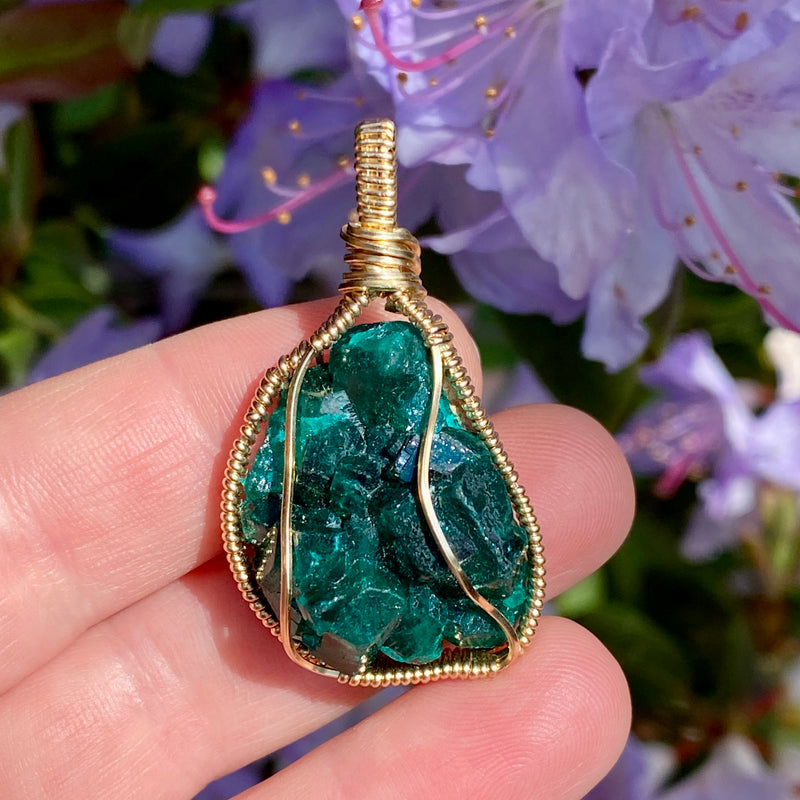 Dioptase Pendant