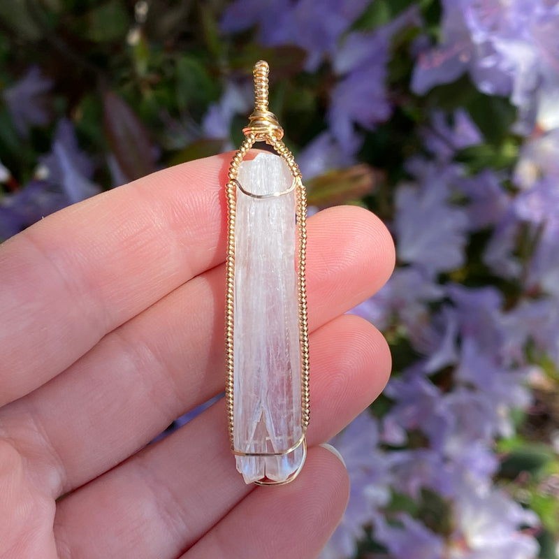 Scolecite Crystal Pendant