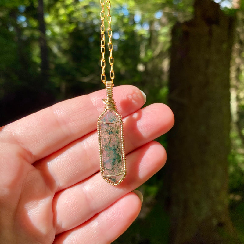 Moss Agate Pendant