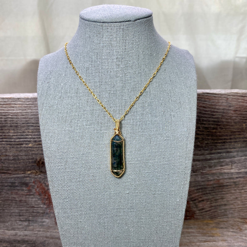 Moss Agate Pendant