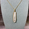 Danburite Crystal Pendant