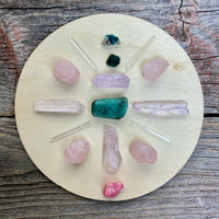 "Emerald Rose" Crystal Energy Grid for Higher Heart Activation