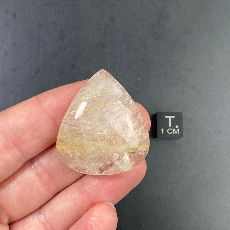 Rutilated Quartz Cabochon - 31