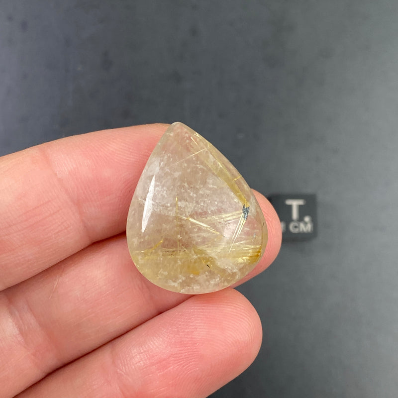 Rutilated Quartz Cabochon - 33