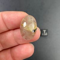 Rutilated Quartz Cabochon - 39