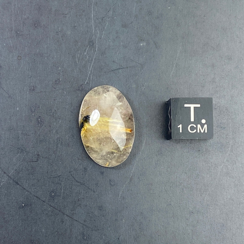 Rutilated Quartz Cabochon - 39